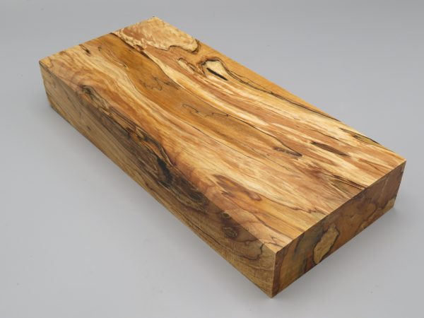 Blocco pioppo stabilizzato 291x129x46 mm.