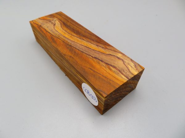 Quadrotto in legno Cocobolo 120x38x23 mm.