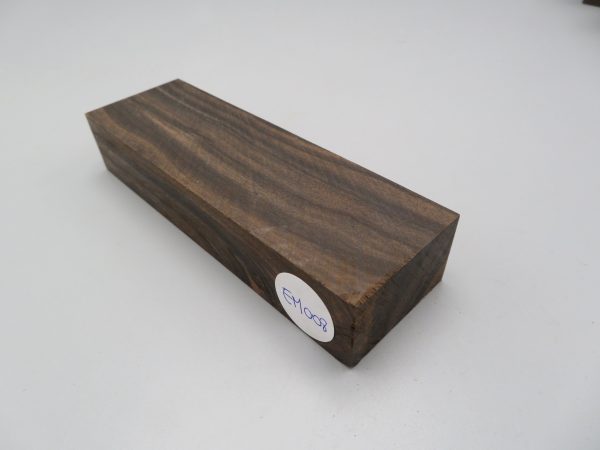 Quadrotto in legno Ebano Macassar 120x38x23 mm.