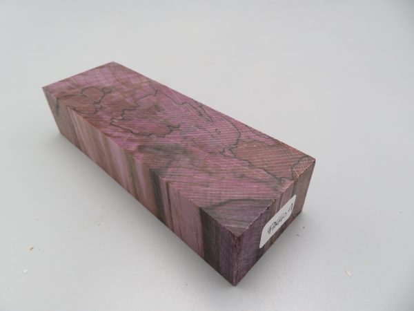 Blocchetto in faggio stabilizzato 125x42x26 mm.
