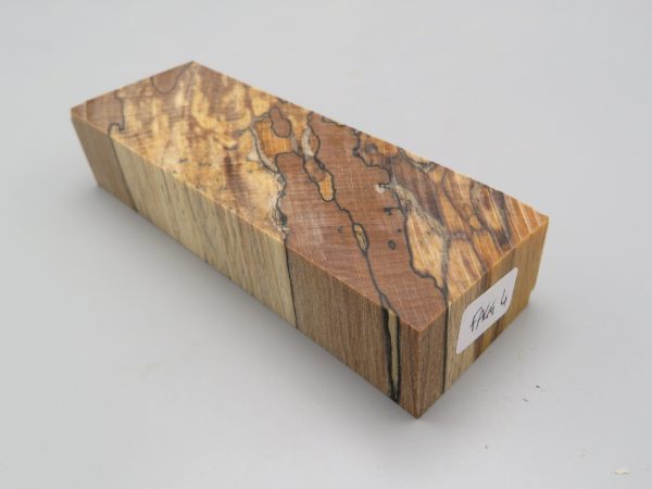 Blocchetto in faggio stabilizzato 125x42x26 mm.
