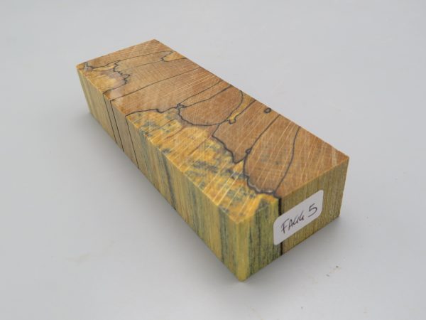 Blocchetto in faggio stabilizzato 125x42x26 mm.