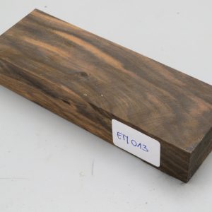 Quadrotto in legno Ebano Macassar 120x38x23 mm.
