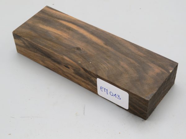 Quadrotto in legno Ebano Macassar 120x38x23 mm.