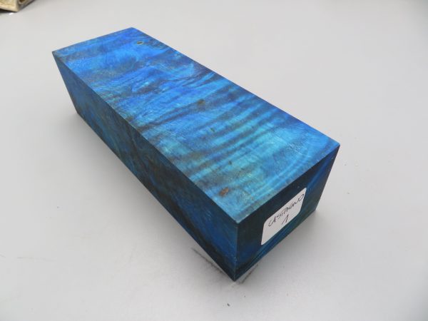 Blocchetto in radica di castagno stabilizzato 140x50x40 mm.