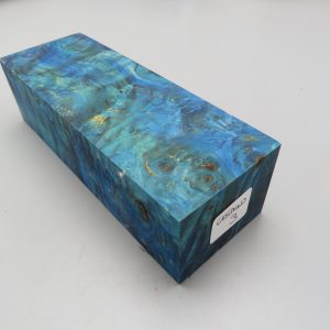 Blocchetto in radica di castagno stabilizzato 140x50x40 mm.