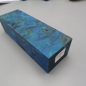 Blocchetto in radica di castagno stabilizzato 140x50x40 mm.