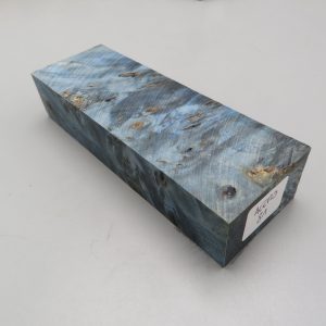 Blocchetto in radica di acero stabilizzato 125x42x26 mm.