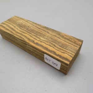 Quadrotto in legno Bocote 120x38x23 mm.
