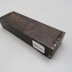 Quadrotto in legno Ebano Africa 120x38x23 mm.