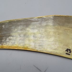 Piastra in corno bovino biondo
