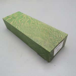 Blocchetto in platano stabilizzato 125x42x26 mm.