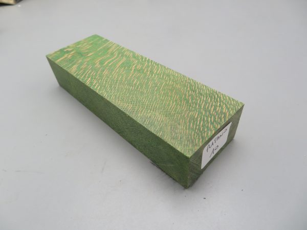 Blocchetto in platano stabilizzato 125x42x26 mm.