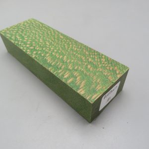 Blocchetto in platano stabilizzato 125x42x26 mm.