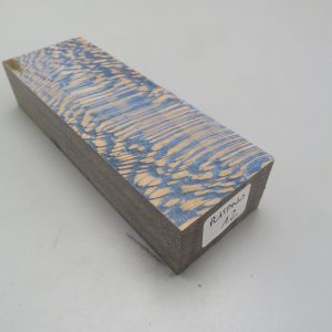 Blocchetto in platano stabilizzato 125x42x26 mm.
