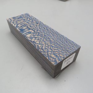 Blocchetto in platano stabilizzato 125x42x26 mm.