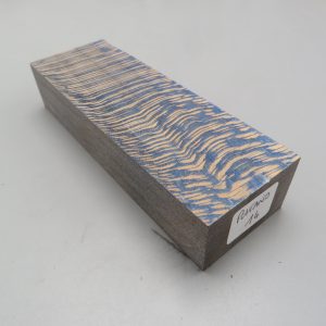 Blocchetto in platano stabilizzato 125x42x26 mm.