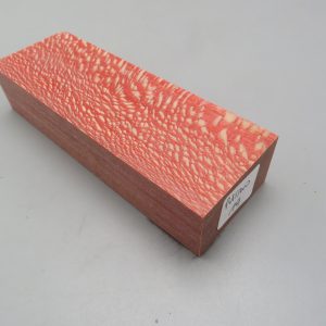 Blocchetto in platano stabilizzato 125x42x26 mm.