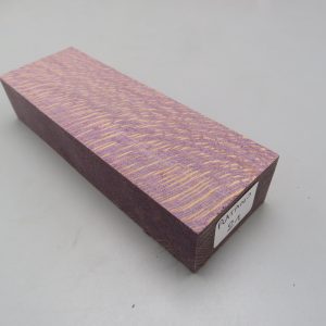 Blocchetto in platano stabilizzato 125x42x26 mm.