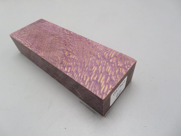 Blocchetto in platano stabilizzato 125x42x26 mm.