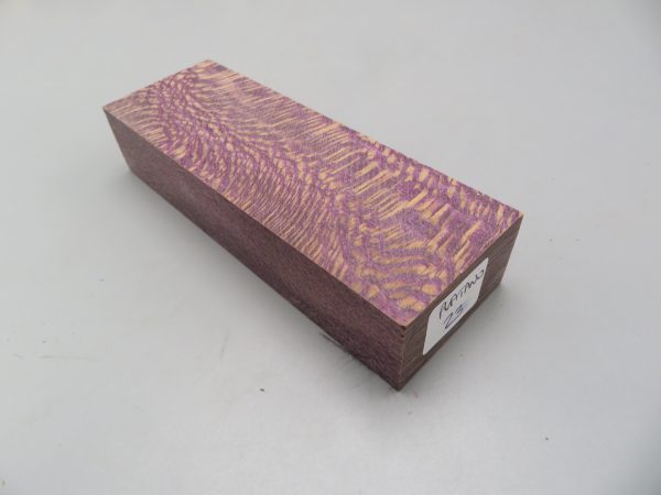 Blocchetto in platano stabilizzato 125x42x26 mm.