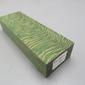 Blocchetto in platano stabilizzato 125x42x26 mm.