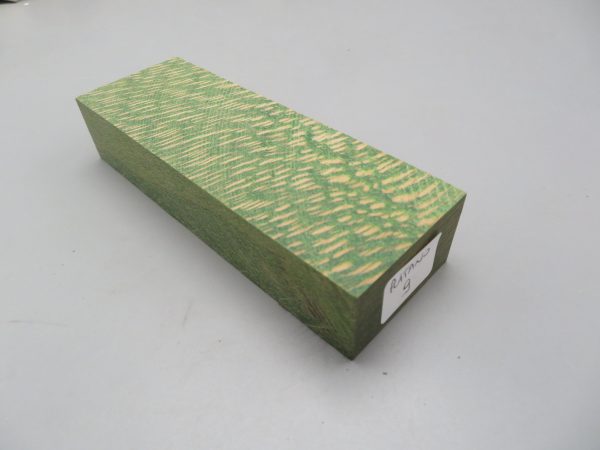 Blocchetto in platano stabilizzato 125x42x26 mm.